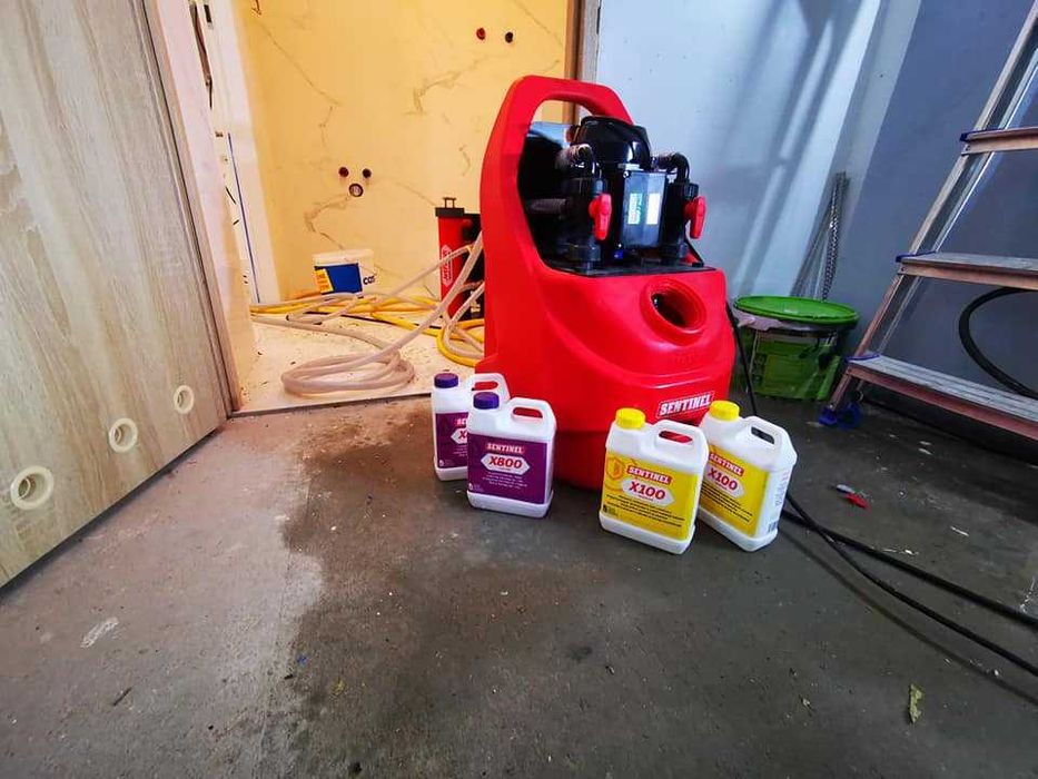 Chemiczne płukanie/czyszczenie instalacji grzewczych, kotłów