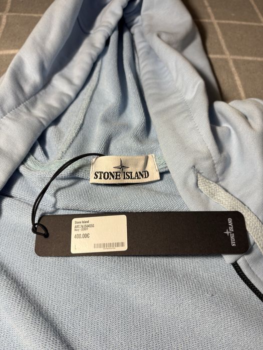 Блакитна кофта Stone Island