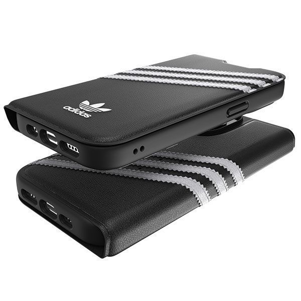 Adidas OR Booklet Case PU iPhone 14 Proczarno biały/black white 50196
