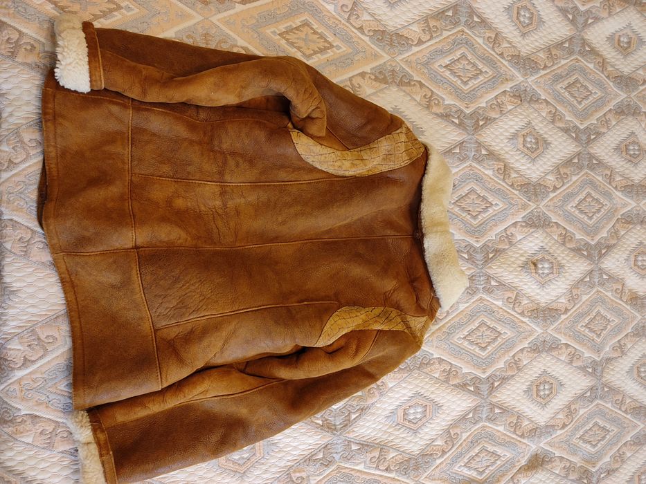 Тепла дублянка на овчині