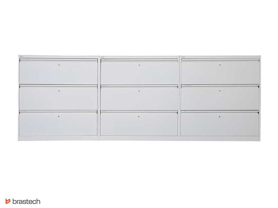 Szafa z szufladami 101x300x45 cm metalowy