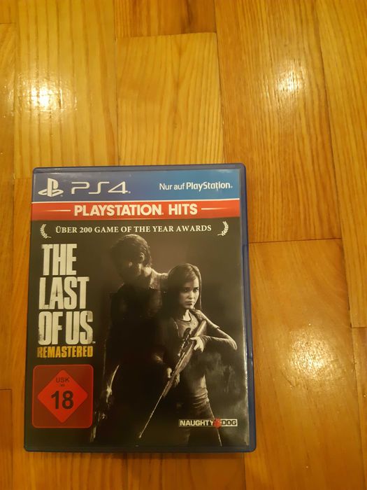 Диск  the last of us remastered на плейстейшин 4