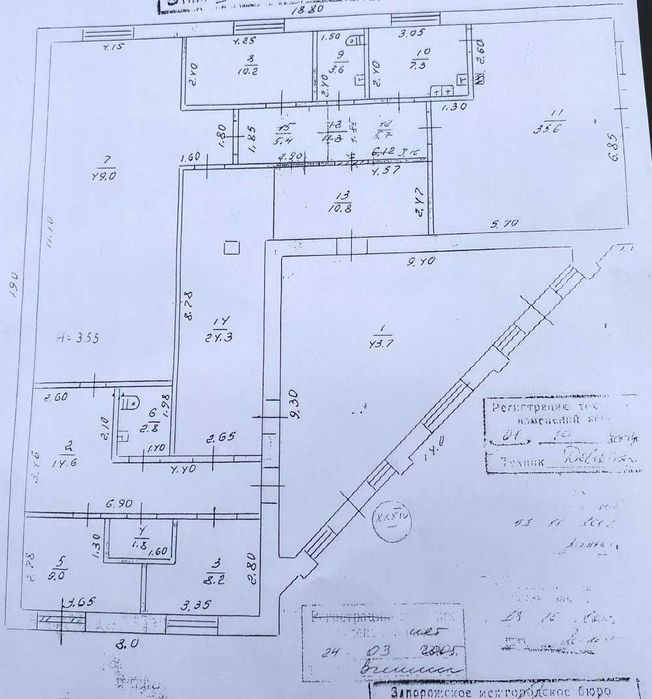 Продаж приміщення вул. Штурмова, загал.пл. 220 кв.м  12,5 кВт.
