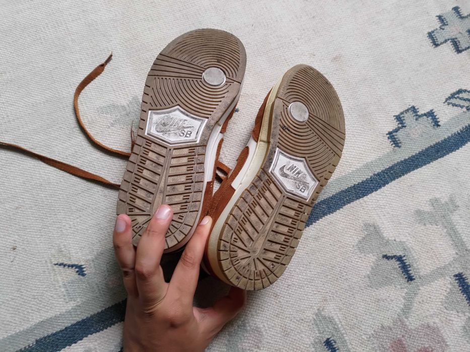 Nike Dunk Low LX Sapatilhas Originais - Castanho/Branco - Tamanho: 40