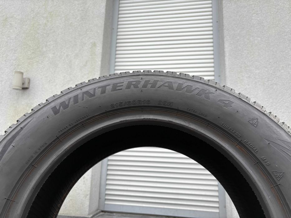 x2 zimowe 215/60R16 Firestone 8,6mm 100% bieżnika 2023r bdb stan Z8012
