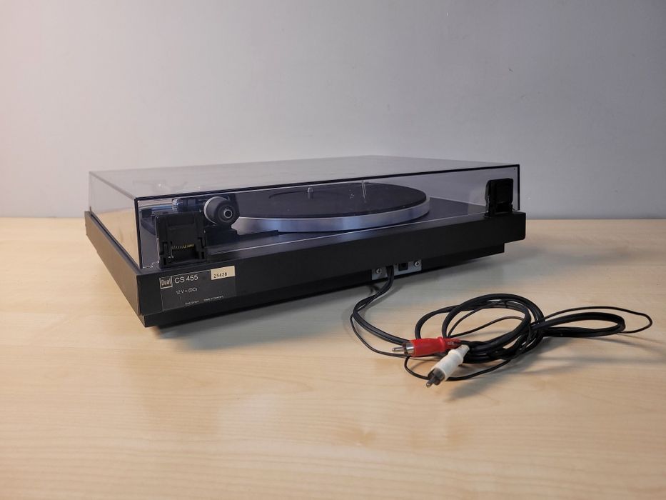 Gramofon Dual CS 455 - automatyczny, czarny, po serwisie, Zadbany