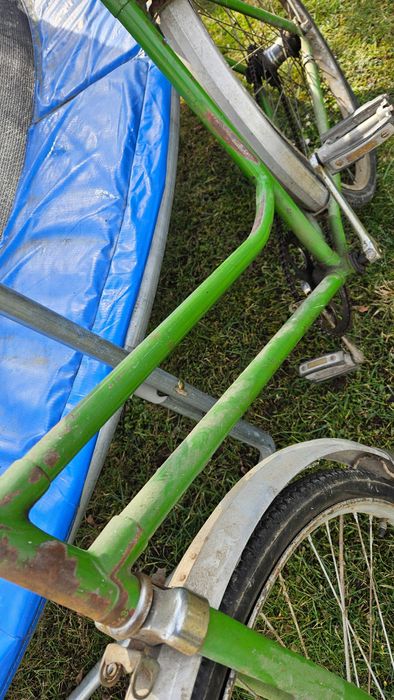 Stary rower calosc czesci prl retro