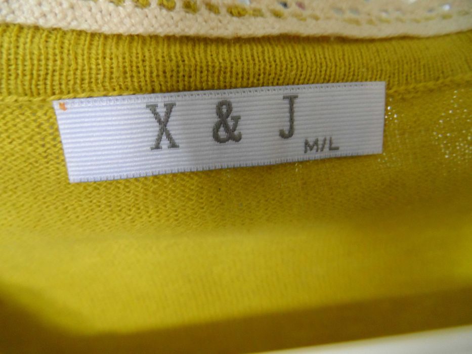 sweter x&j 80% bawełna, roz M/L