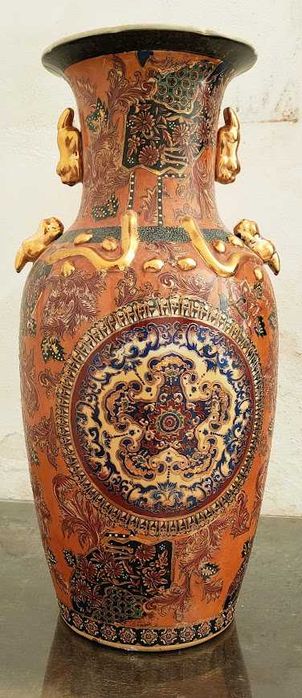 Jarrão chinês pintado à mão