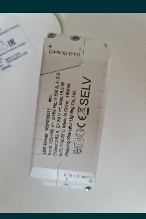 Lampa led mocna 4000k 30x30cm