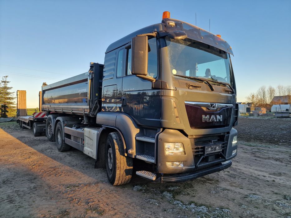MAN wywrotka, 3 osie, zestaw z przyczepą, 371 900 zł brutto