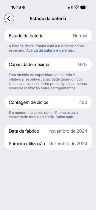 Apple Iphone 16 Pro Max 512GB Titânio Preto fatura garantia imaculado