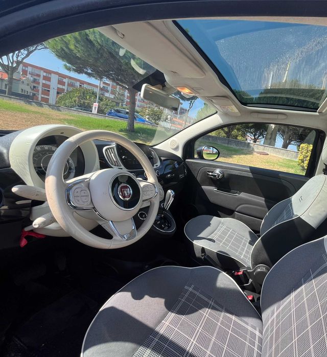 FIAT 500 2019 1.2cc 69cv Dualogic (cx automática) *** 60 000km *** NACIONAL