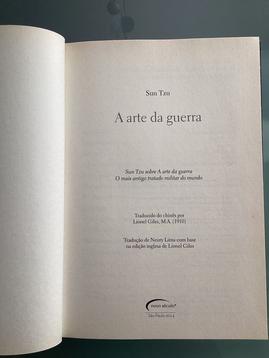 A arte da guerra - Sun Tzu