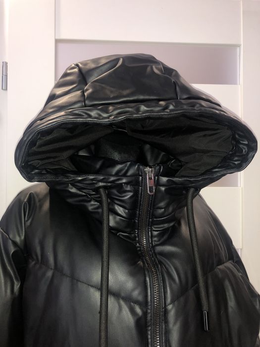 Puchowa zimowa kurtka Zara roz L oversize