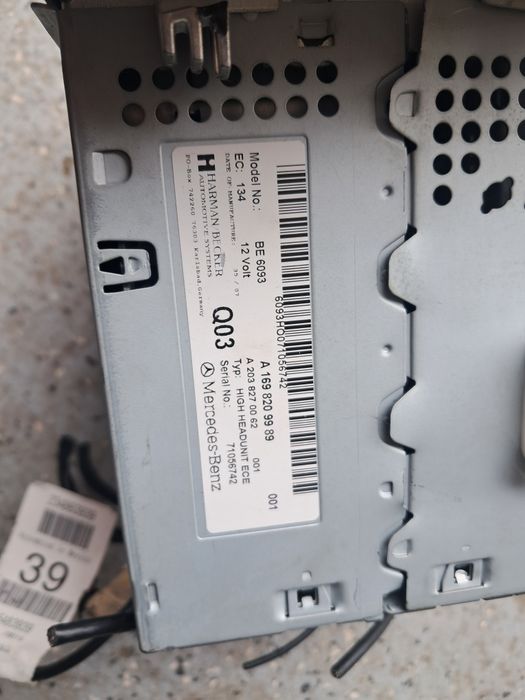 Oryginalne radio mercedes R251  w169