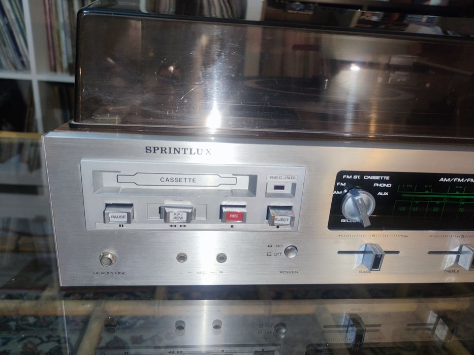 Aparelhagem Sprintlux S-4000 - Gira disco - Cassete - Radio