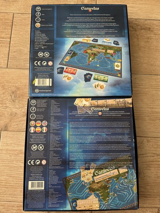 2 Jogo kit Caravelas tabuleiros lacrados