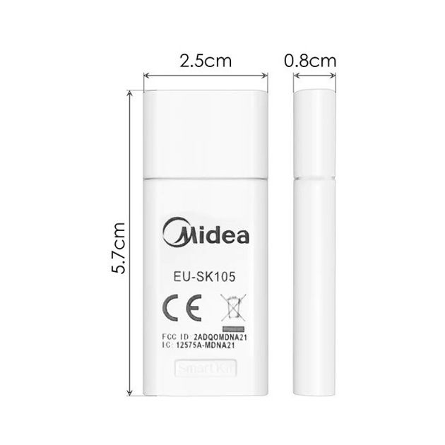 WI-FI модуль для кондиціонерів Midea EU-SK105
WI-FI модуль для кондиц