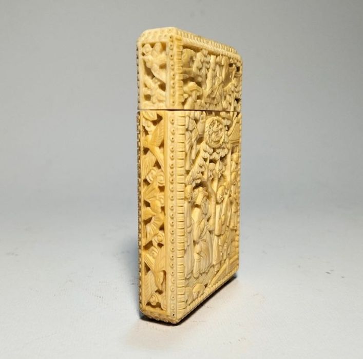 Invulgar Cartoneira Chinesa china Cantão Cantonesa. séc. XIX (A1)