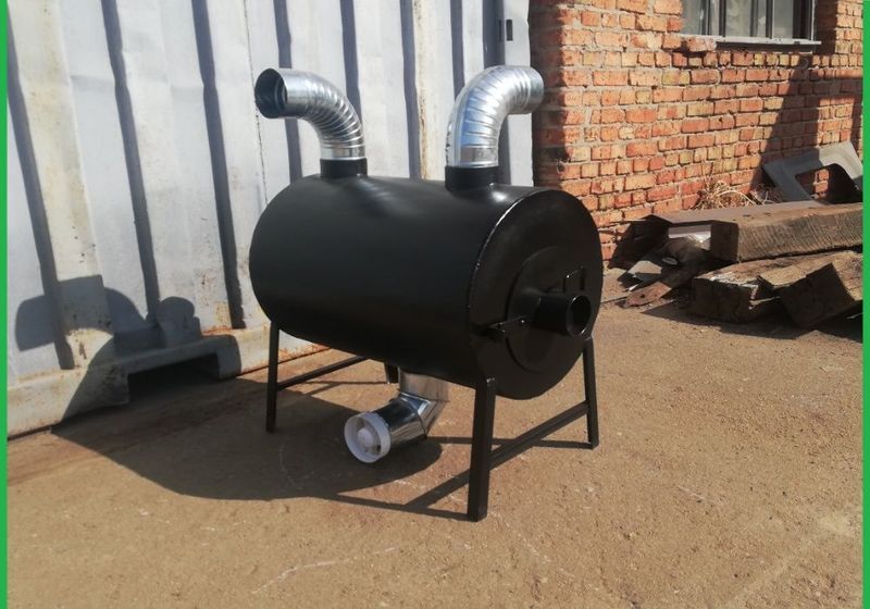 ВЕЧНАЯ! 6мм! 80м2! ОБДУВ! Печь Буржуйка Аналог Булерьяна/ ТЕПЛО В ХАТІ