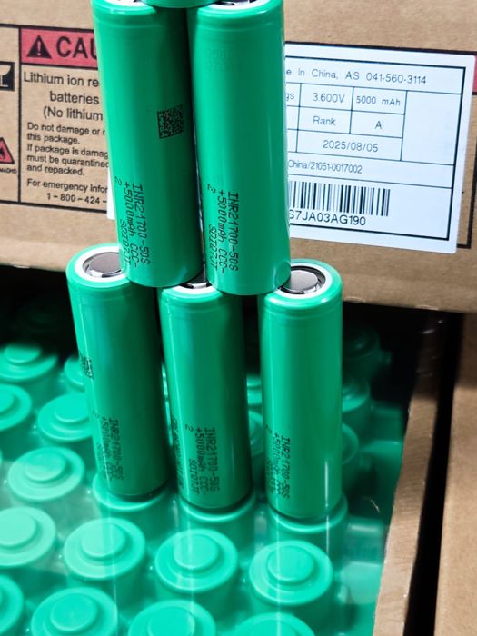 Samsung 50s 21700 емкость 5000 mAh партия 2025г