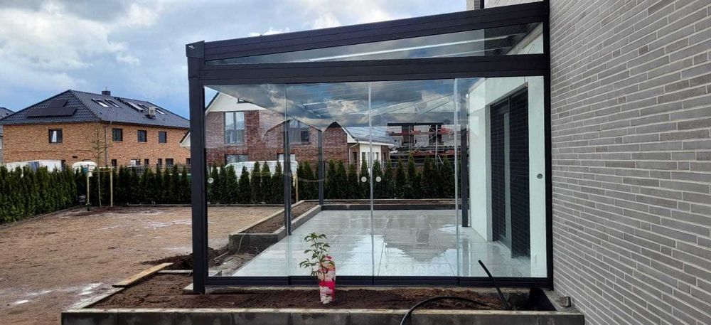 Zabudowa Tarasu , ogród zimowy , pergola , zadaszenie , ogród szklany