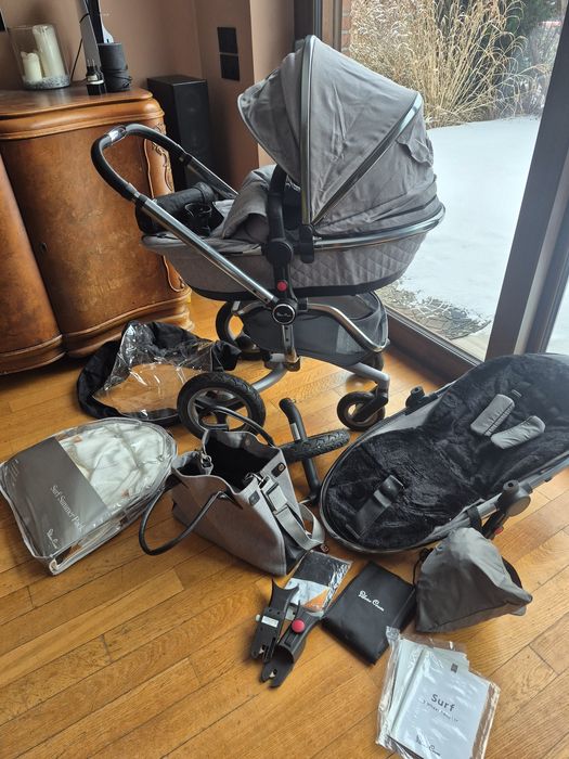 Wózek Silver Cross - w idealnym stanie! Dużo dodatków!