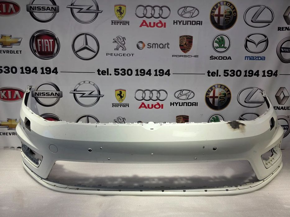 VW GOLF VII 7 5G0 12- R-LINE ZDERZAK PRZEDNI PRZÓD NA SPRYSKI + 4xPDC , NR 5G0805221AL , NR AUKCJI NZ1469