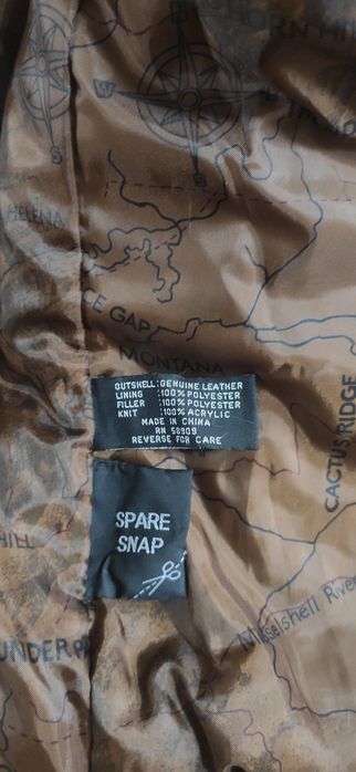 Пілот шкіряній , авиатор, пилот, бомбер, косуха, винтаж