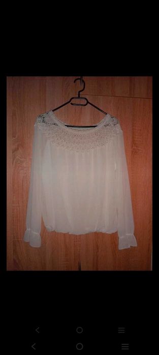 Damska biała bluzka