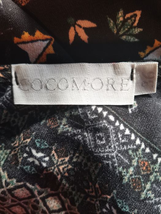 Bluzka damska z długim rękawem Cocomore rozm 36, etno wzór