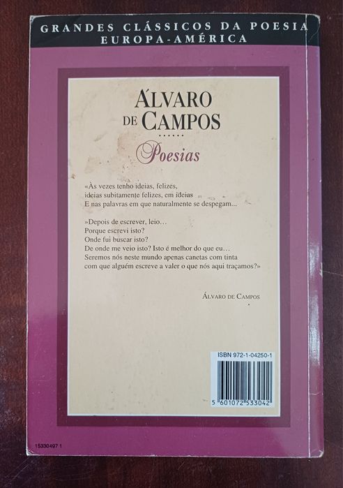 Álvaro de Campos - Poesias