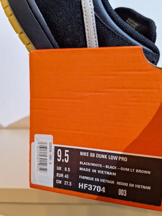 Кросівки SB DUNK LOW PRO,  HF3704 003, US9.5 EU 43 27.5CM