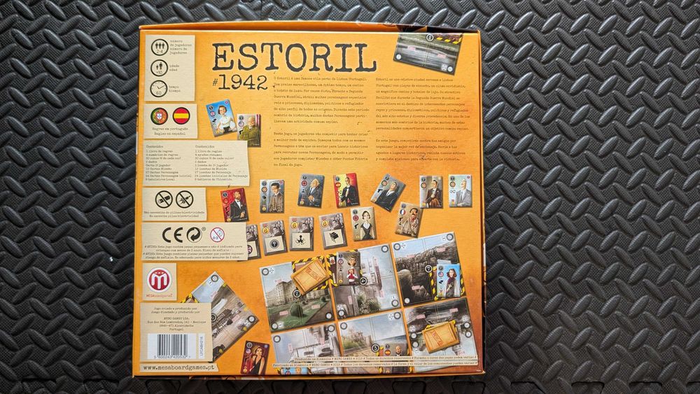 Jogo de Tabuleiro Estoril 1942