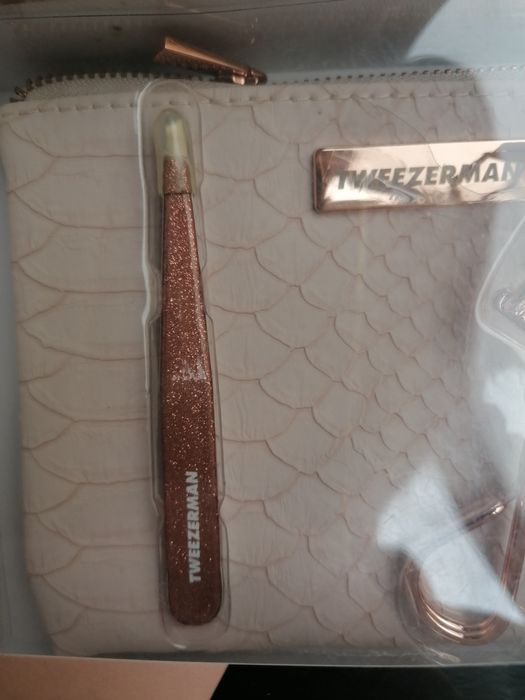 Kit Tweezerman - pinça + revirador de pestanas