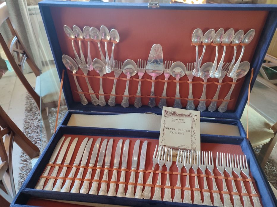 Faqueiro Banhado a prata