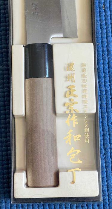 Новый традиционный кухонный японский нож Сантоку 170мм