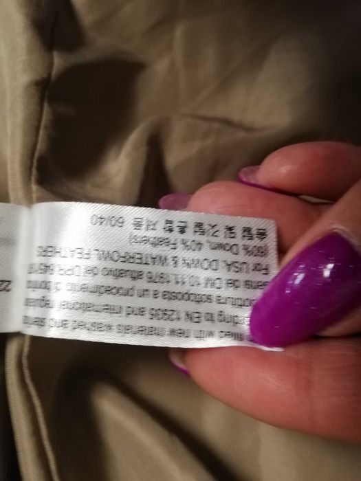 kurtka puchowa Zara s 36 m 38 parka puchowa Zara 36 38 s m