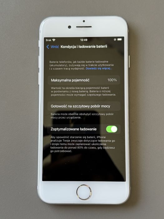 iphone 8 - 100% bateria