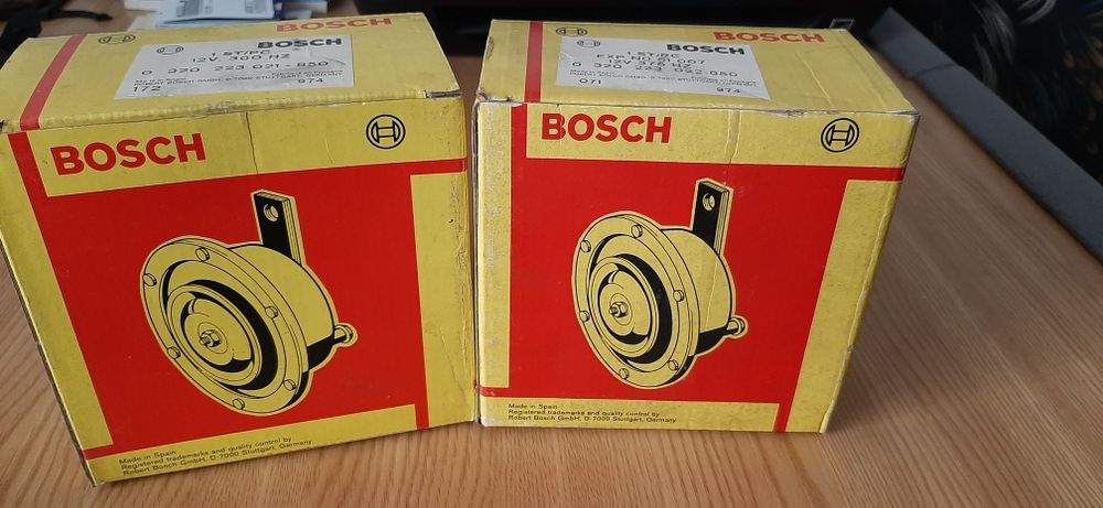Buzinas alta potência BOSCH   12V   300Hz  e 385 Hz