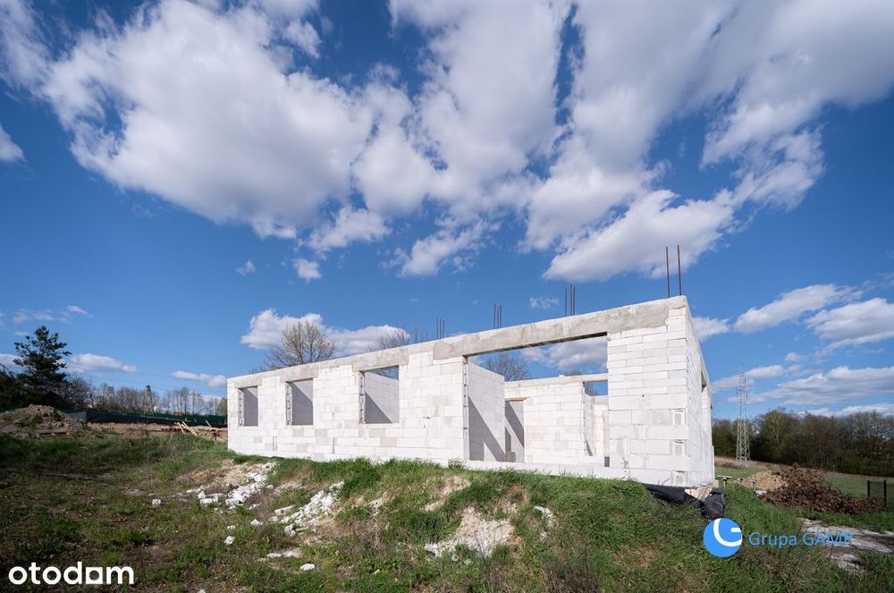 Dom 115m2, Alwernia Stan surowy+ dach