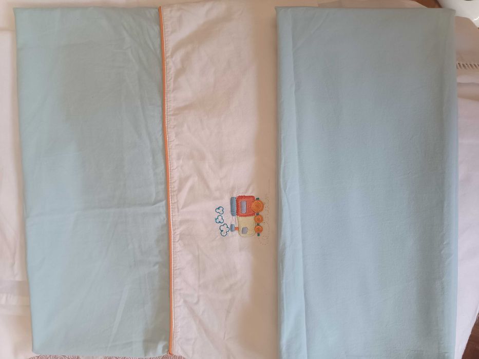 Lençol de bebé para berço ou cama em algodão