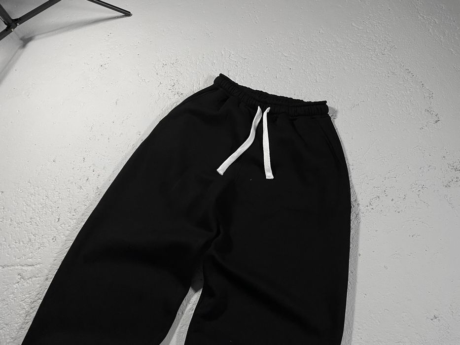 Широкі чорні спортивні штани BAGGY SWEATPANTS широкие штаны спортивки