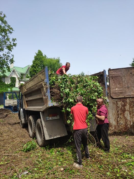 Уборка участка, территории. Демонтаж. Земляные работы. Вывоз мусора