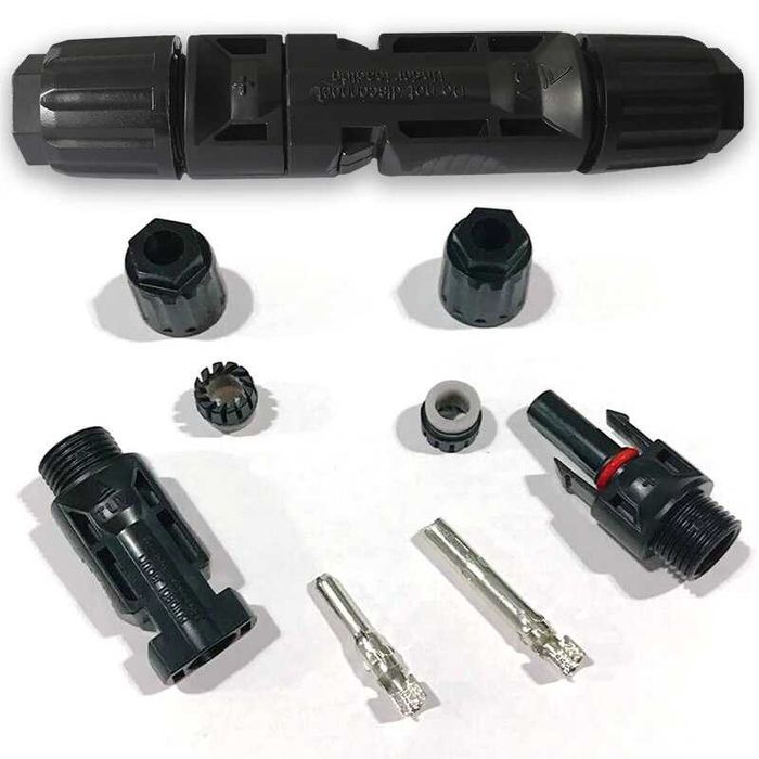 Коннектор соединительный MC4 для солнечных батарей 2шт