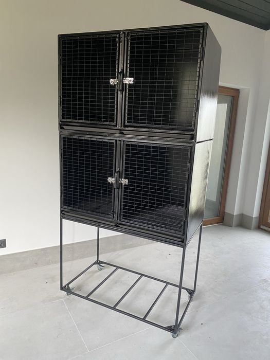 Клітка для собачок розбірна з 3-х секцій Дно з решітки а з низу піддон