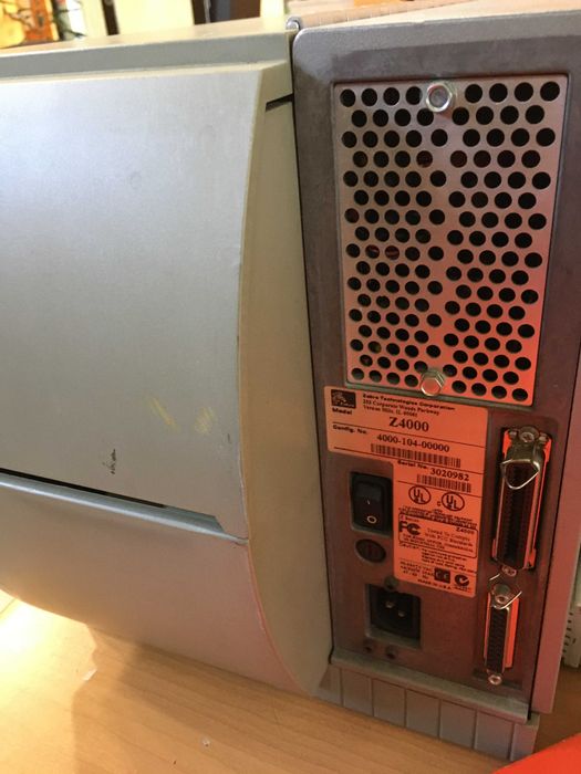 Zebra Z4000 Label Printer64861741101570123