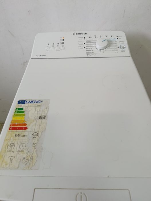 Pralka Indesit 5kg Ładowana od góry 40cm możliwy Transport