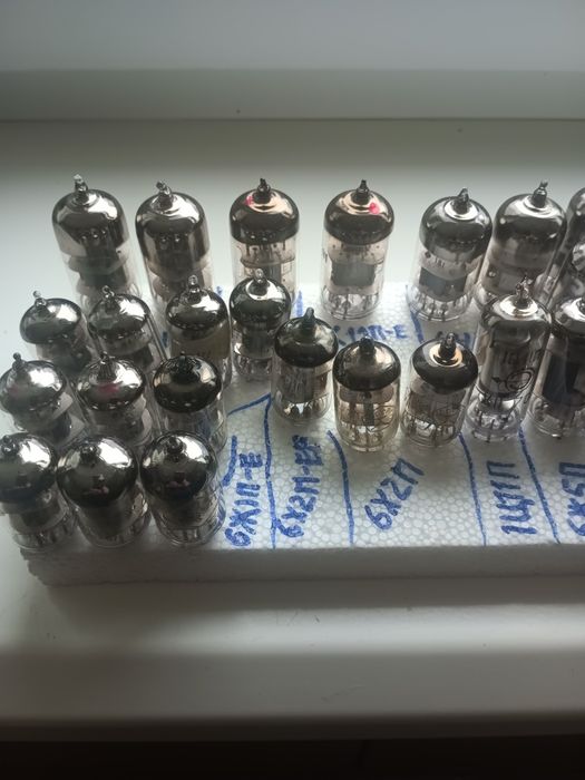 Радиолампы 6Ж3П 6Ж5П 1Ц11П 6Х2П 6Ж1П 1Ц21П 6К4П 6К3 6Г2 6А7